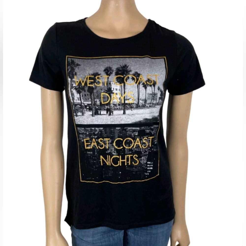Freeze "West Coast Days East Coast Nights" Tee NWOT